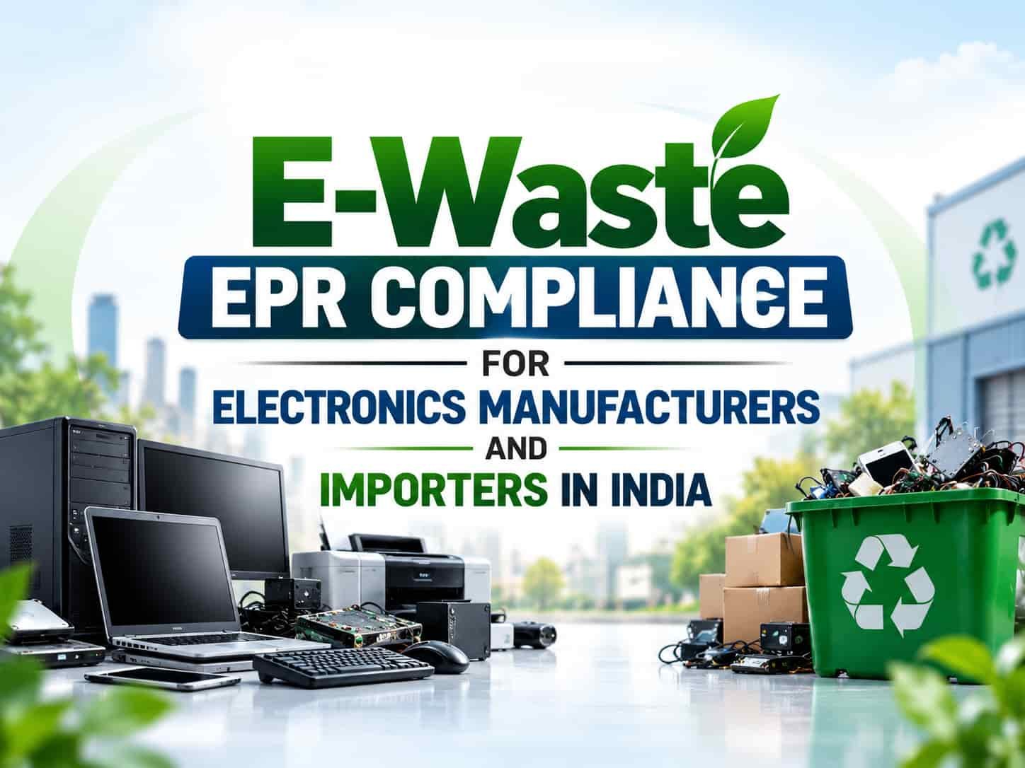 E-Waste EPR Compliance for Electronics Manufacturers and Importers in India